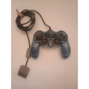 Blue Naki Rocker Turbo/Slow/Analog Controller Game Pad Controller for PSX PS1